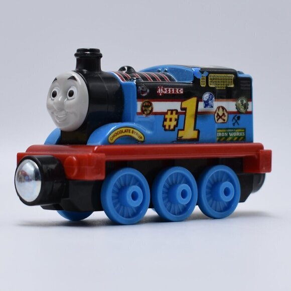Racing Thomas 1 - Thomas & Friends Take n Play Take Along Diecast Trains 2013 - Picture 1 of 9